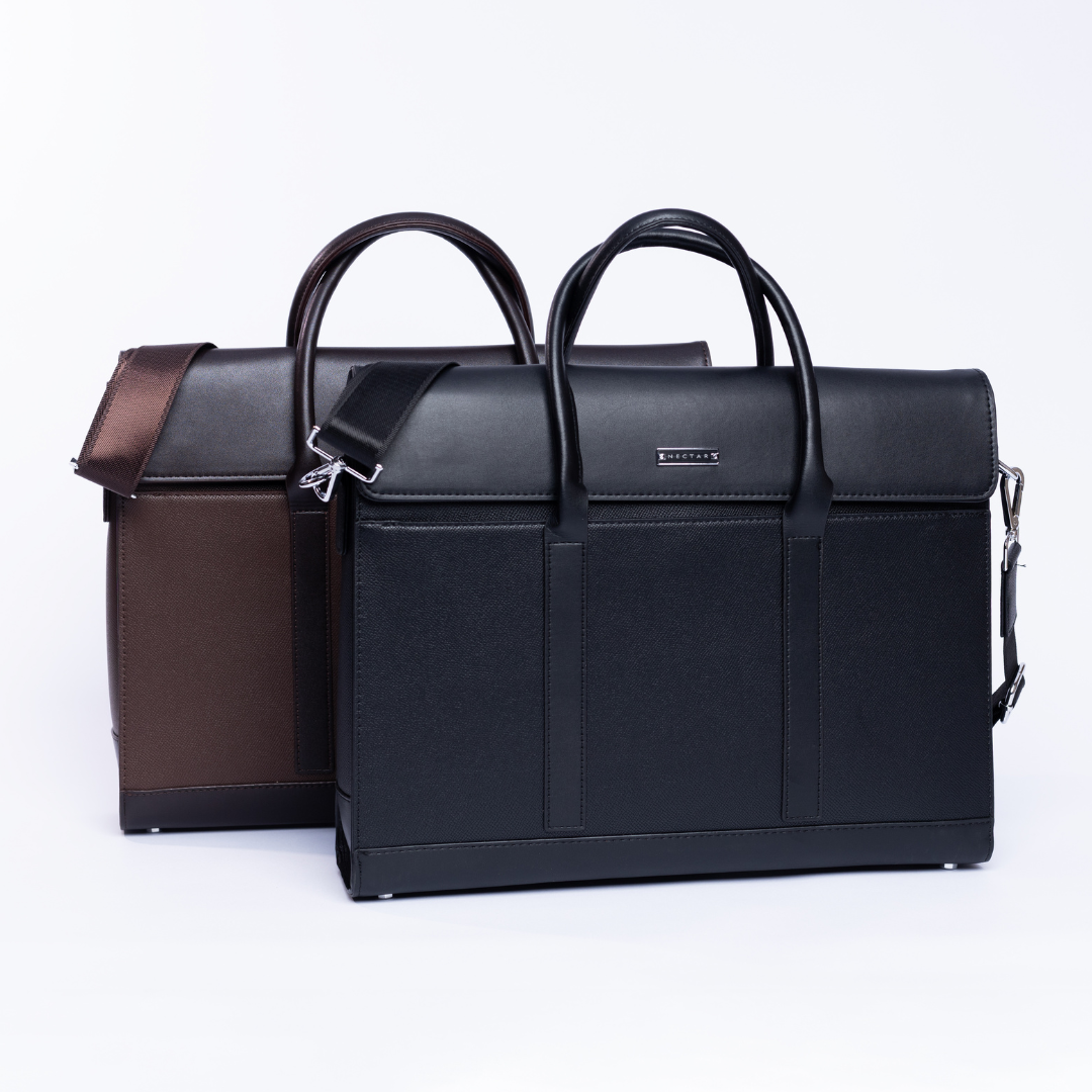 The Mesh Leather Professional Panache Laptop Bag