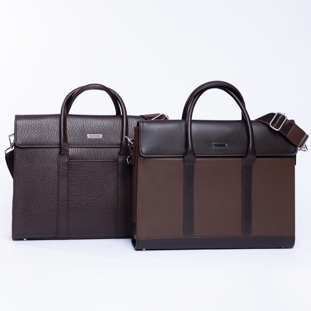 The Mesh Leather Professional Panache Laptop Bag