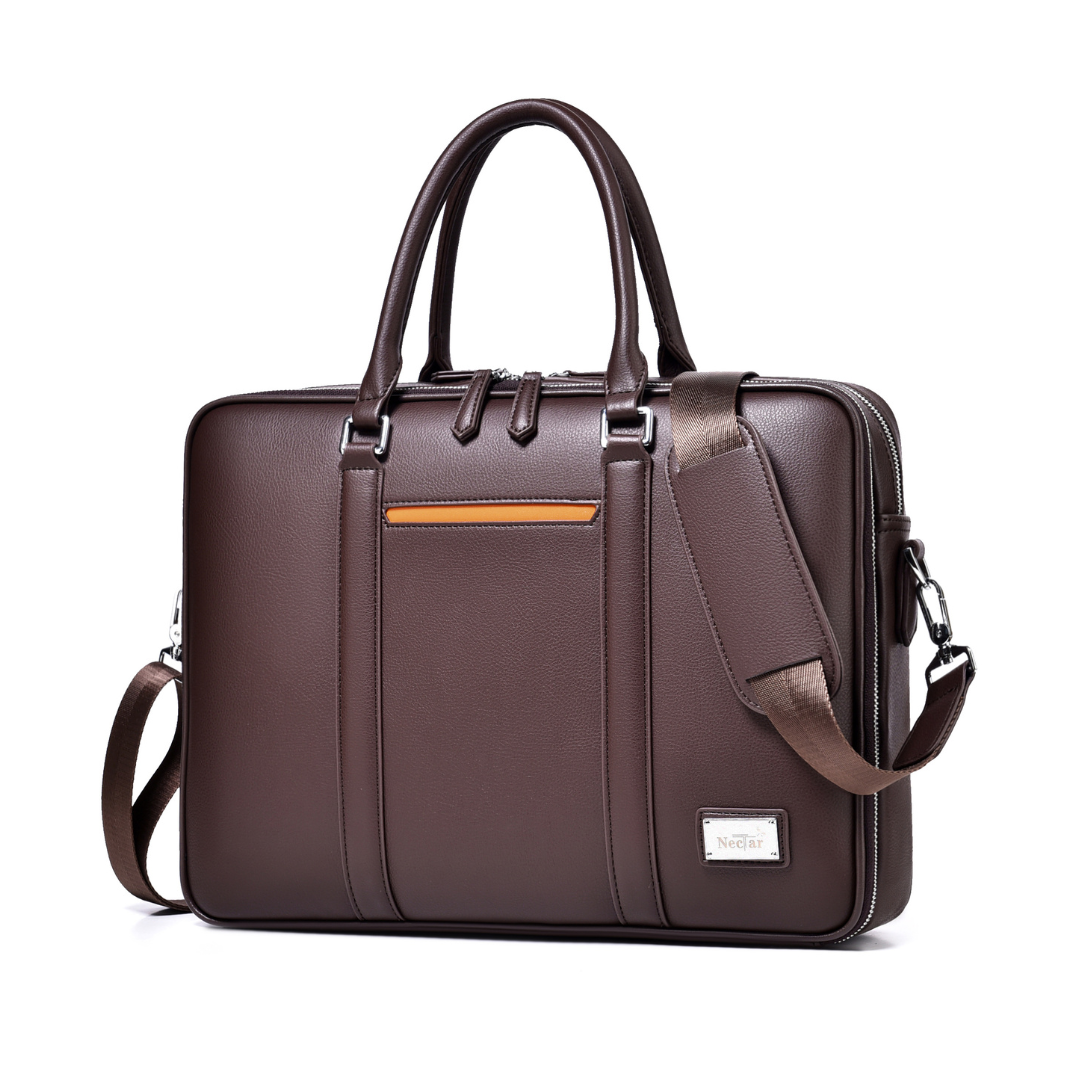 The ApexSync Leather Briefcase – NectarHQ The ApexSync Leather Briefcase – NectarHQ