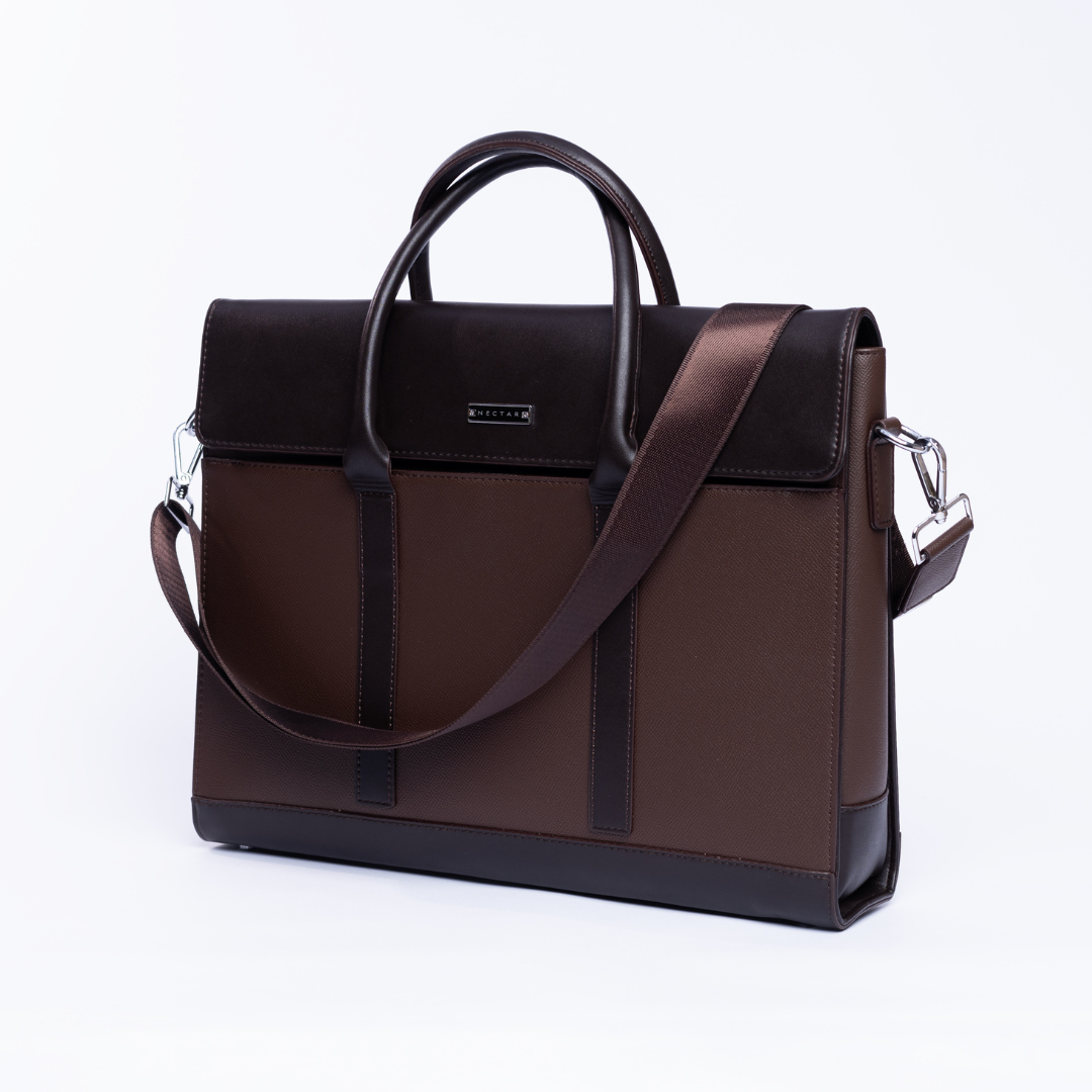 The Mesh Leather Professional Panache Laptop Bag