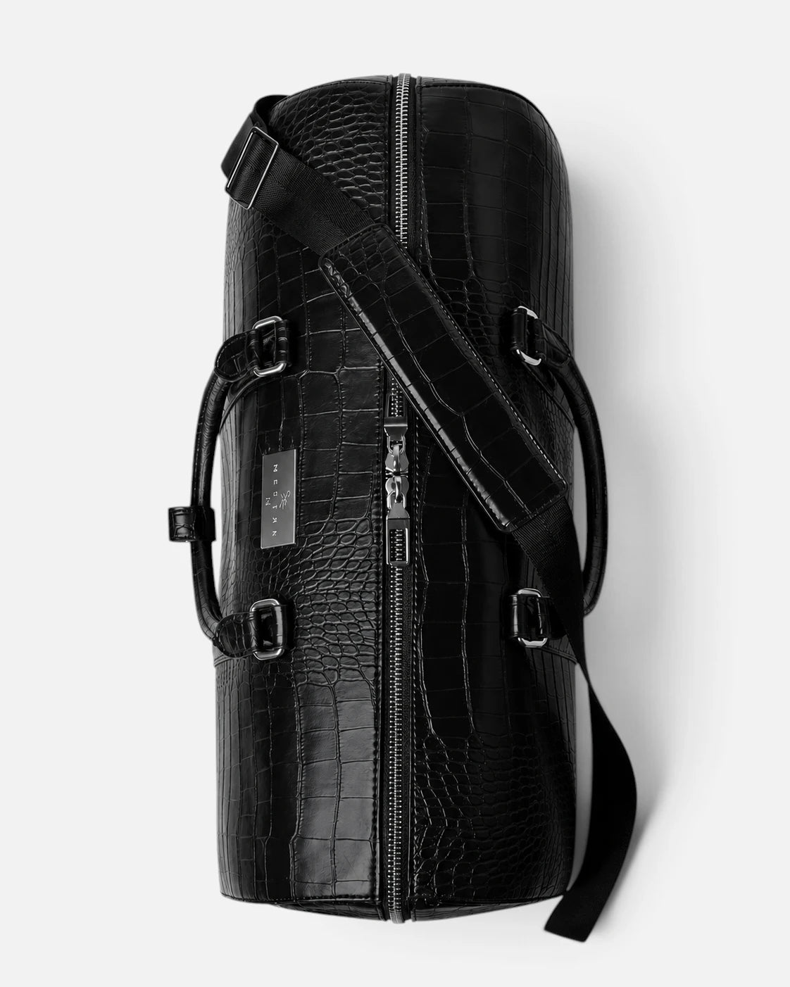 The Croc Crest Leather Duffle Bag