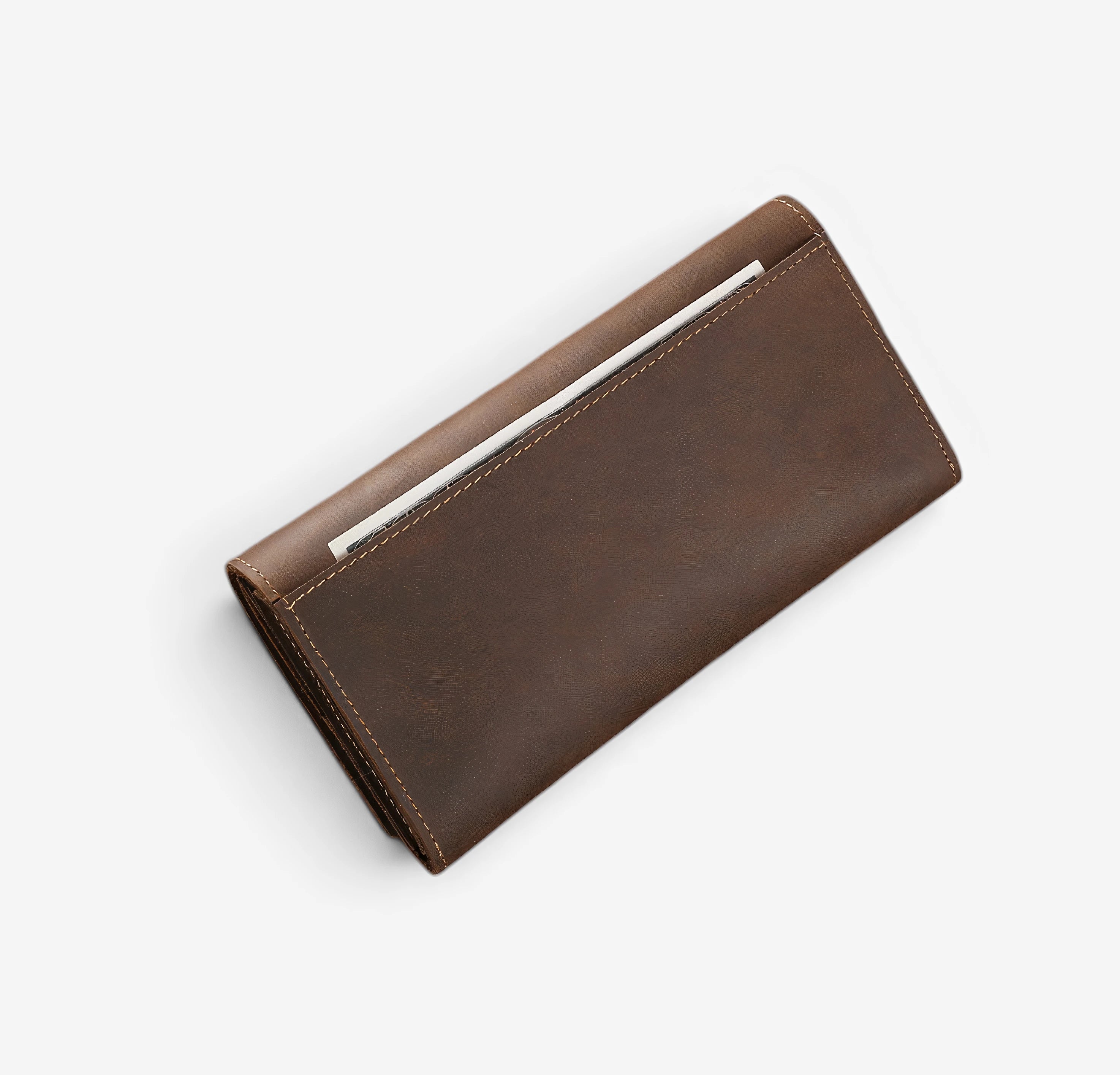 The Tri-Fold Regal Leather Purse